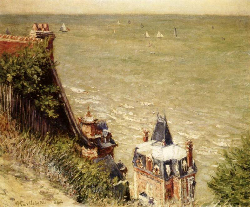 The Pink Villa, Gustave Caillebotte